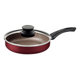 Panela Frigideira Antiaderente Com Tampa Tramontina 22cm