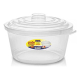 Panela Multiuso De Microondas Pote Arroz Legumes 2,5 L