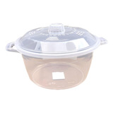 Panela Para Fazer Arroz No Microondas 2,5l Cor Transparente
