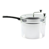 Panela Pipoqueira Em Aluminio - Polido 