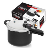 Panela Pressão Antiaderente Preto Eterna Nigro Bio Teflon 6l