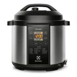 Panela Pressão Elétrica Pcc20 6l Inox Preta Electrolux 127v