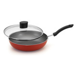 Panela Wok Top Quality 30 C/om Tampa De Vidro E Cabo