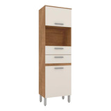 Paneleiro Bella 2 Portas 2 Gavetas Carv/ Off White - Ma