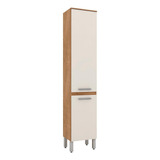 Paneleiro Bella 2 Portas Simples Carvalho/ Off White - Ma