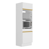 Paneleiro Com Rodapé 2 Portas Para Forno Gw Mp2116 Branco