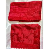 Pano De Cabeça E Costa Vermelho Pombagira Umbanda Candomblé