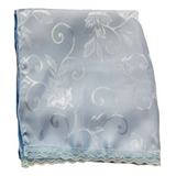 Pano De Cabeça Iemanjá Jacquard Bordado Umbanda Candomblé