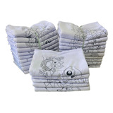 Pano De Prato Para Pintura Branco (riscado) Kit Com 30 Unid