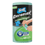 Pano Para Limpeza Duramax Pano Scott Duramax Antibacteriano Verde Rolo C/48 Unidades Preto