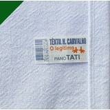 Pano Prato Pé De Galinha Tati Com Bainha Liso Atacado 40un