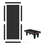 Pano Preto P Mesa De Bilhar Até 2,30x1,30 - Pedra E Tabelas