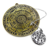 Pantaculo Selo 7 Arcanjos + Colar Uriel 3 Cm