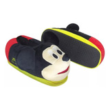 Pantufa 3d Pelúcia Mickey Mouse Infantil - Licenciado Disney