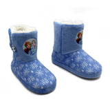 Pantufa Bota Infantil Frozen Elsa E Anna Zona Criativa
