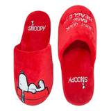 Pantufa Chinelinho Snoopy Solado De Borracha Pelucia