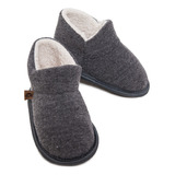 Pantufa Cotton Day Menino Plush Cinza