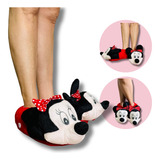 Pantufa Minnie Chinelo Sapato Inverno Sola Antiderrapante