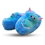 Pantufa Monstros Sa Pelúcia 3d Sulley