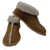 Pantufa Sapato Adulto Masculino Lisa C/pelinho Super Quente!