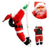 Papai Noel Grande Escalador Subindo Escada Decoração Natal