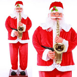Papai Noel Grande Toca Saxofone E