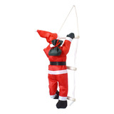 Papai Noel Subindo Na Corda Escada Pingente Papai 20cmx60cm