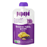 Papapá Papinhas Orgânicas Sabor Banana Mirtilo