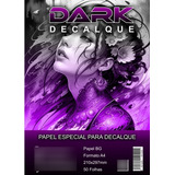 Papel A4 P/decalque Tattoo Tatuagem Dark