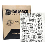 Papel Acoplado - Lanches E Frios Delivery 36x45 C/ 400 Full