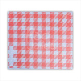 Papel Acoplado - Quadriculado Vermelho - (500 Unidades)
