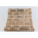 Papel Adesivo De Parede Lavável 45cm X 10m Diversas Estampas Cor Tijolo Marrom
