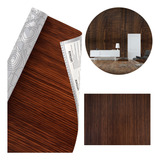 Papel Adesivo Vinil Madera,5 Metros X 45 Cm,envelopamento Cor Madeira Tabaco