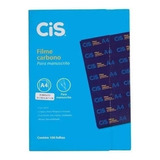 Papel Carbono Filme Azul Manuscrito Caixa Com 100 Fls - Cis