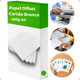 Papel Cartão Branco Offset Grosso A4