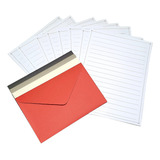 Papel De Carta Coleção Letter Set P/ Escrever Envelopes Mix