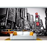 Papel De Parede 3d Cidade Ny Times Square Broadway M² Ncd11