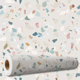 Papel De Parede Adesivo Granilite Geométrico Lavável Sm20062
