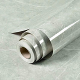 Papel De Parede Adesivo Para Cozinha Marmore Brilhante 5m Cor Papel Mármore Branco 0.60 X 4.50
