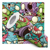 Papel De Parede Adesivo Zombie Infantil Quarto 10m