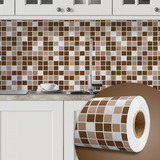 Papel De Parede Auto Adesivo Pastilhas Lavável 3m Pn10567