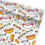 Papel De Parede Cachorro Quente Hot Dog Kit 02 Rolos A737