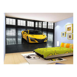 Papel De Parede Carro Honda Acura Nsx Amarelo M² Car167