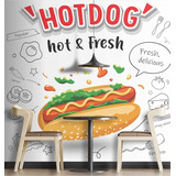 Papel De Parede Cozinha Hot Dog