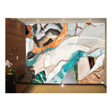 Papel De Parede Estilo Marmore Tinta Derramada M² Mbr83