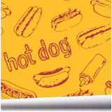 Papel De Parede Lanchonete Hot Dog