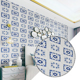 Papel De Parede Retro Top House Cobertura Para 2,25m²