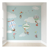 Papel De Parede Varoni Decor Balões Colorido 5m².