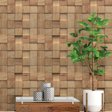 Papel De Parede Vinilico 3d Madeira Lavavel Quarto Sala 10m