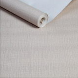 Papel De Parede Vinilico Lavavel Linho Marrom Neutro Liso